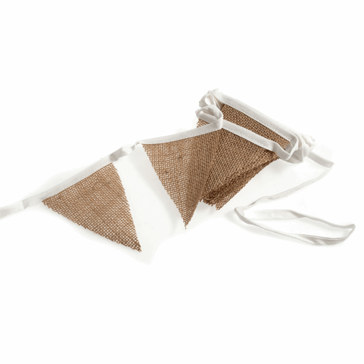 Jute Hessian Wedding Bunting - Large 5m