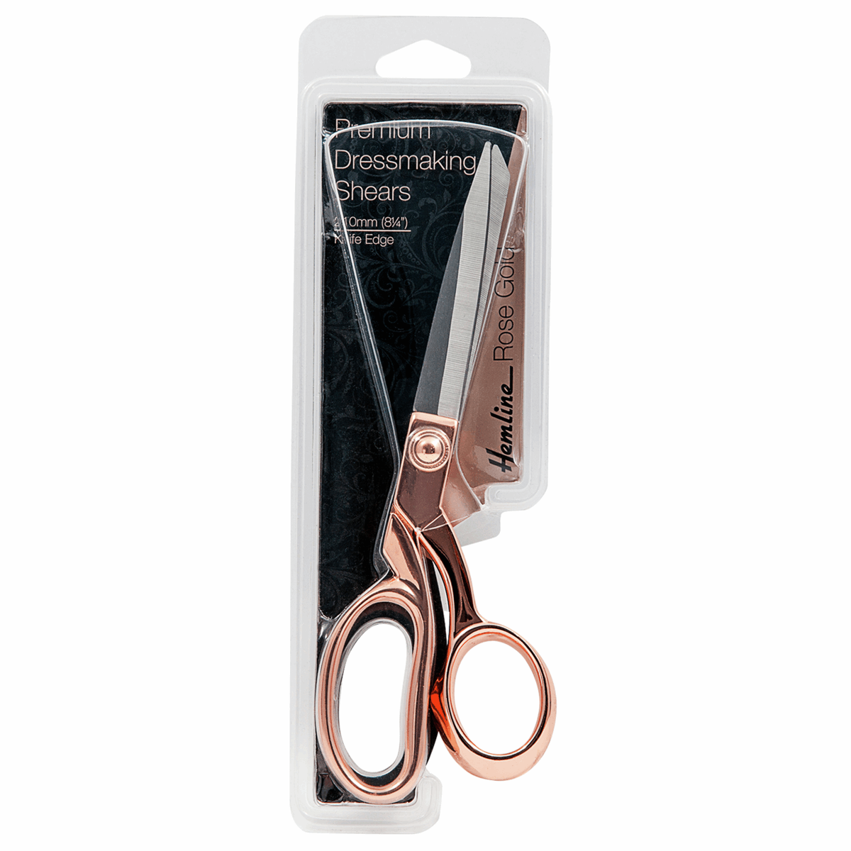 Hemline Rose Gold Dressmakers Shears - 21cm / 8.25in