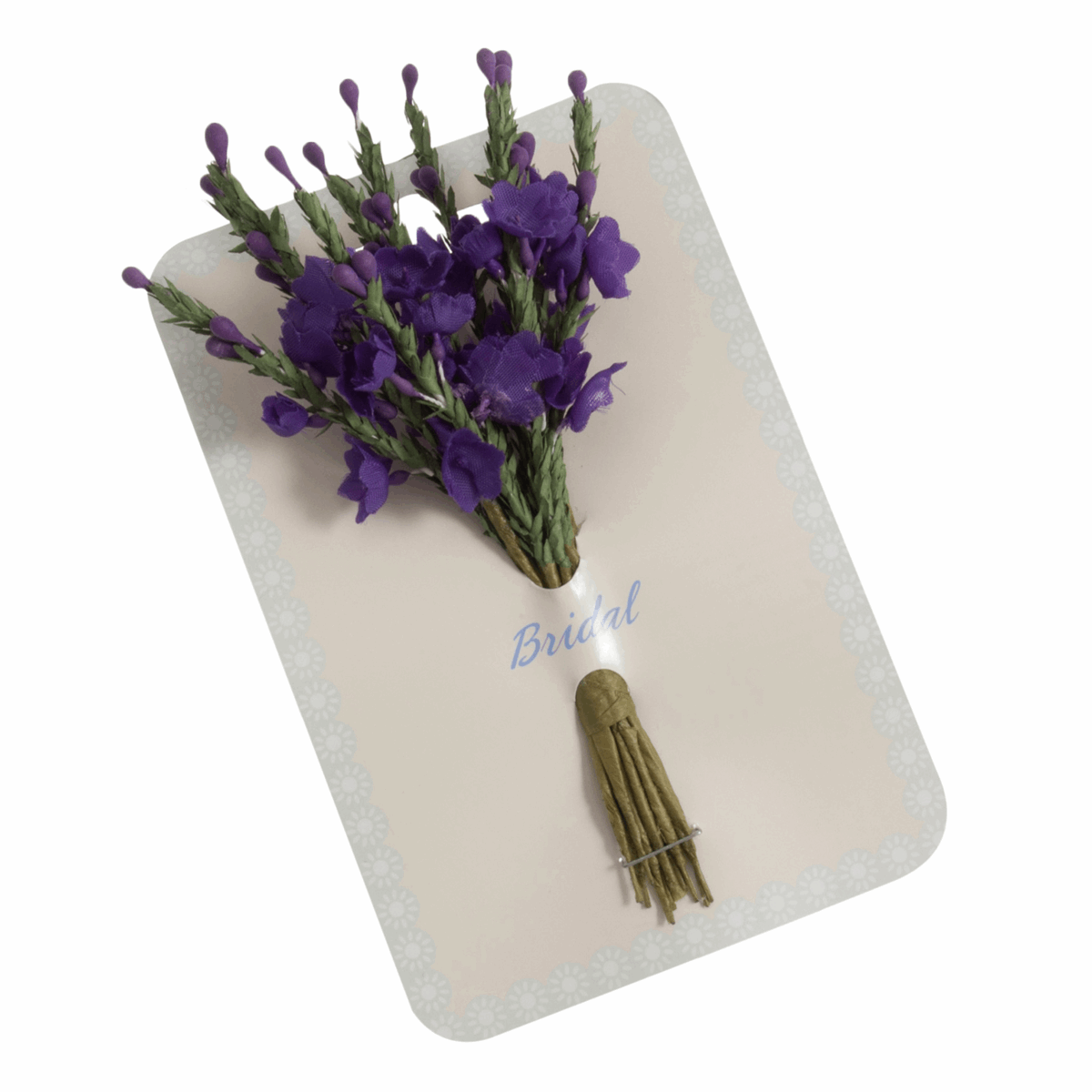 Dark Purple Heather Bunch - 1.2cm (Pack of 12 Stems)