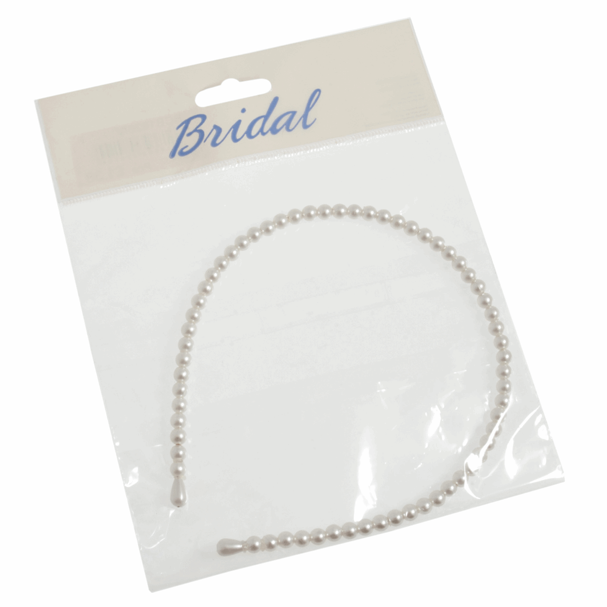 Bridal Ivory Pearl Hair Band - 0.5 x 12cm