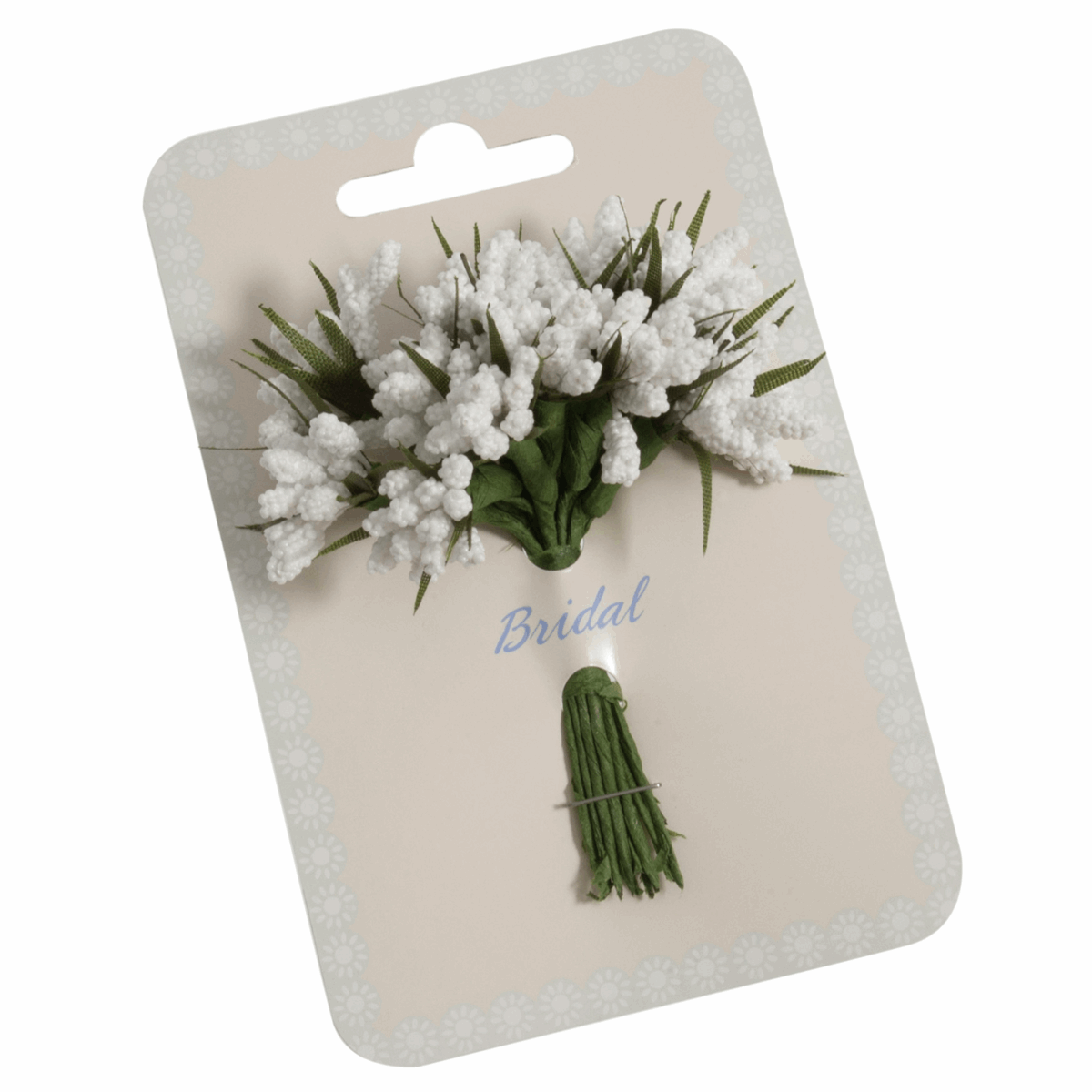 White Grape Hyacinth Bunch - 10mm (Pack of 12 Stems)