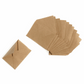 Mini Kraft Paper Envelopes - 3cm x 4.4cm (Pack of 12)