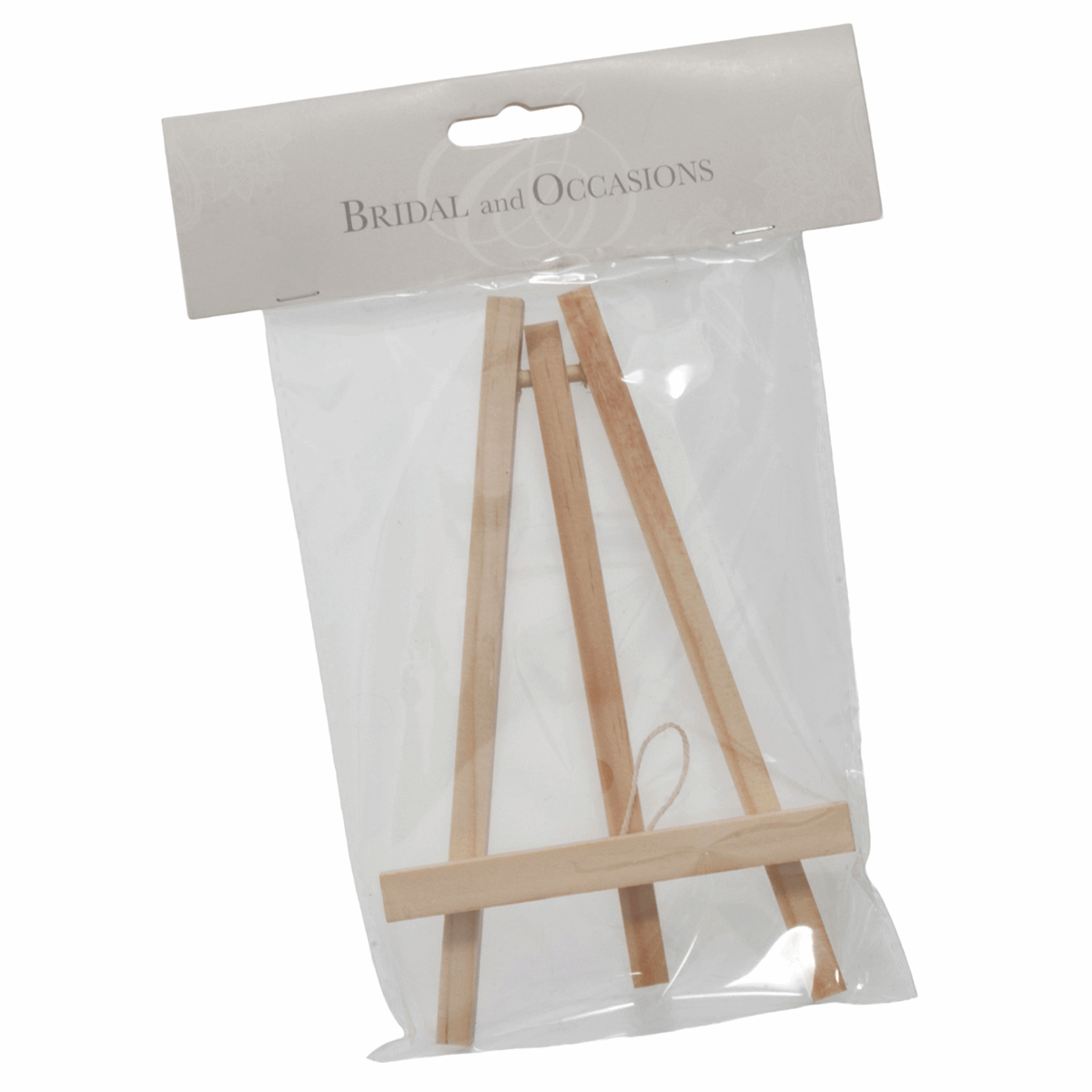 Small Natural Wooden Easel - 10cm x 16cm