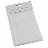 Lace Wedding Favour Bags - 15cm x 10cm White (Pack of 3)