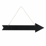 Large Wooden Chalkboard Arrow - 45cm x 10cm