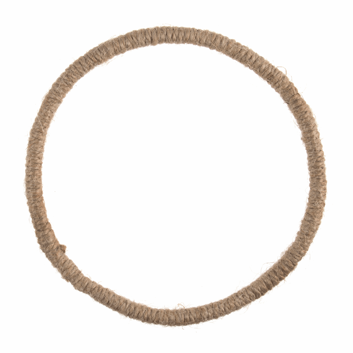 Macrame Jute Wrapped Wire Hoop Wreath Base - 14cm/5.5in