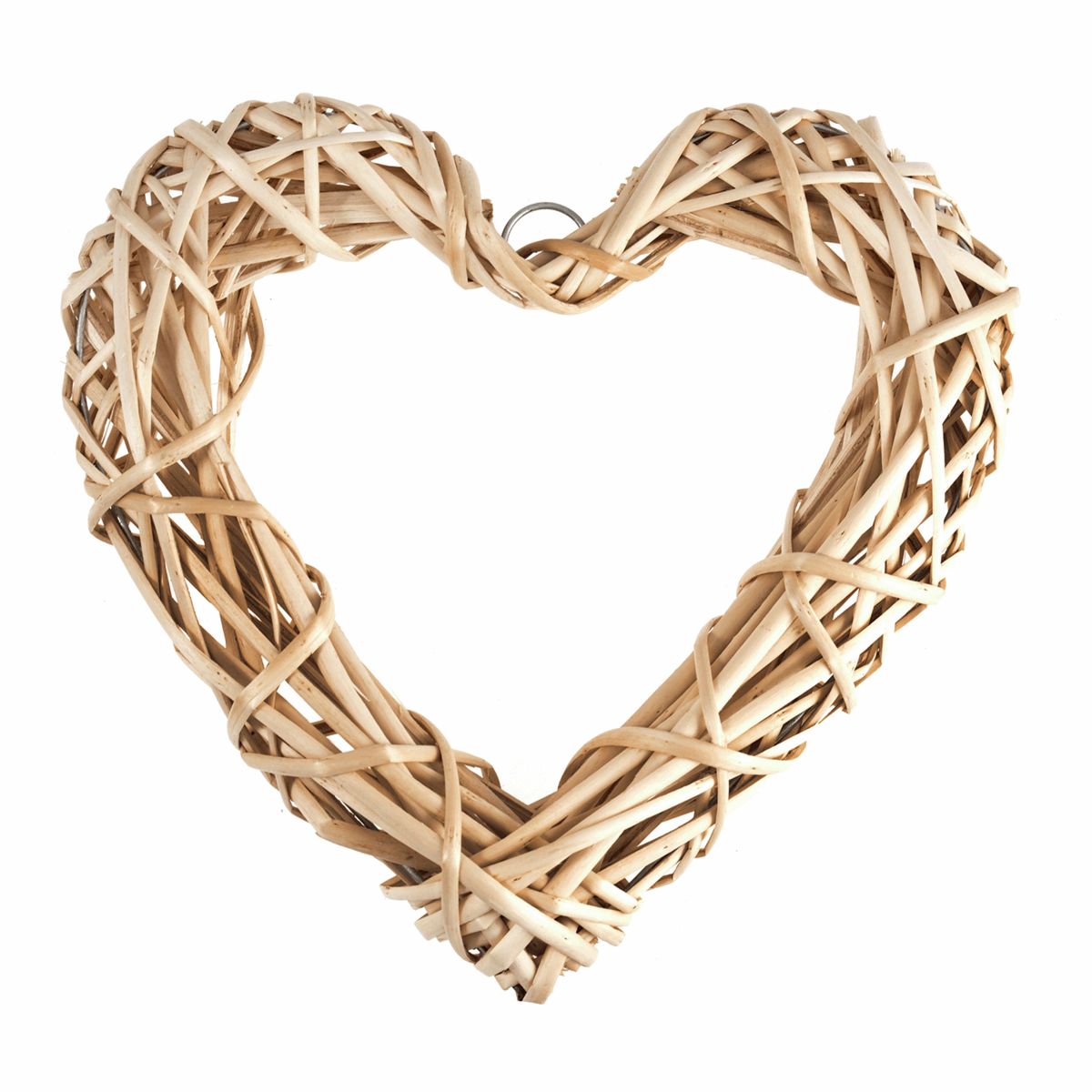 Light Willow Heart Wreath Base - 30cm/12in