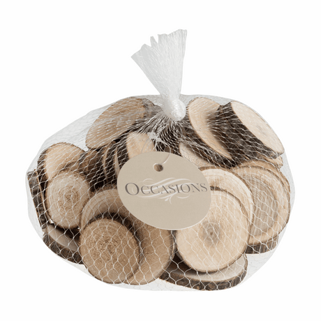 Medium Round Wooden Slices - 2-6cm (Assorted pack of 25)