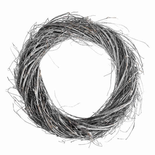 Grey Willow Wreath Base - 30cm/12in