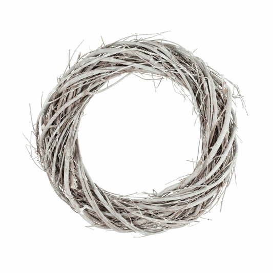Grey Willow Wreath Base - 20cm/7.9in