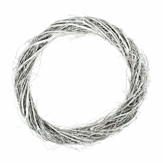 Grey Willow Wreath Base - 40cm/15.7in