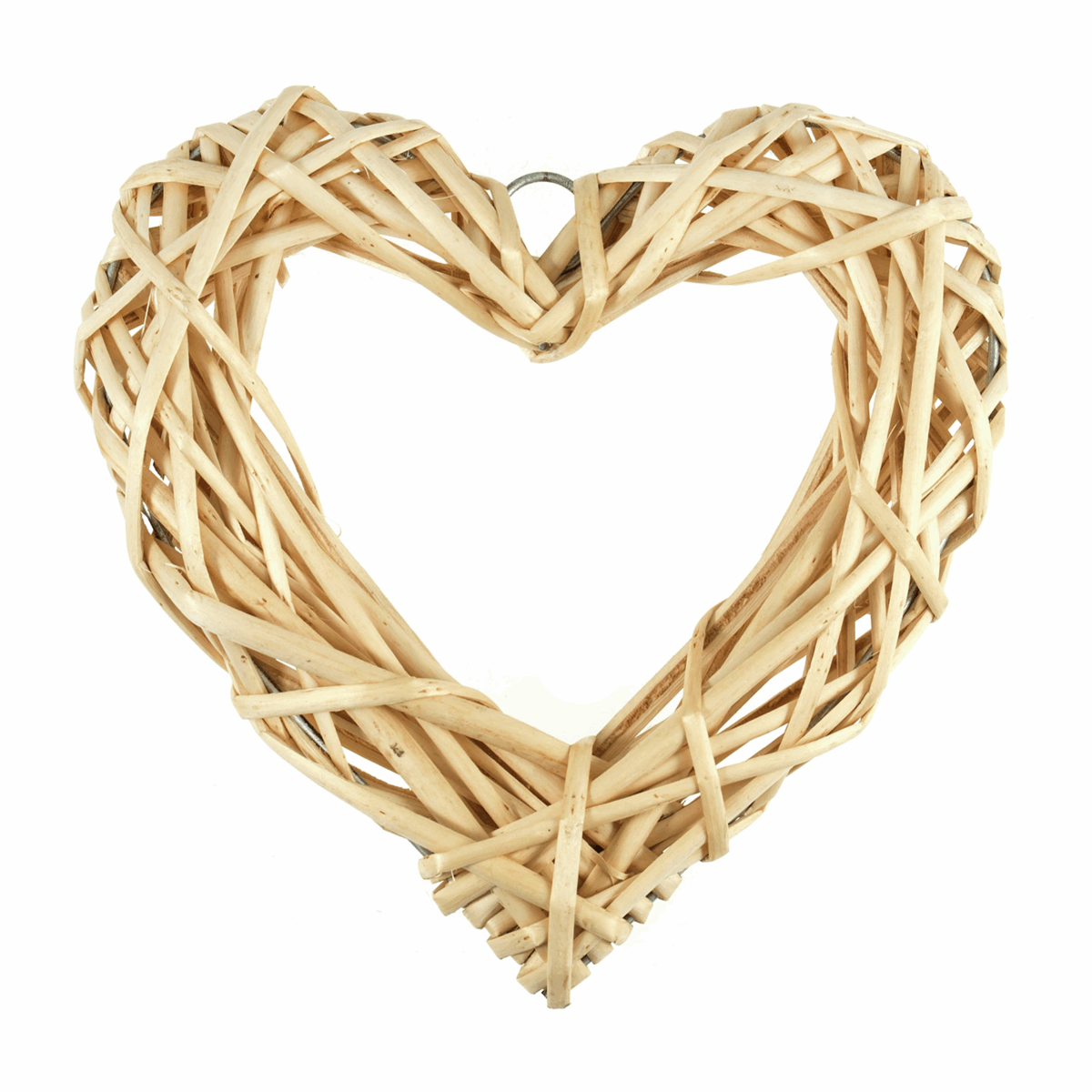 Light Willow Heart Wreath Base - 20cm/7.9in