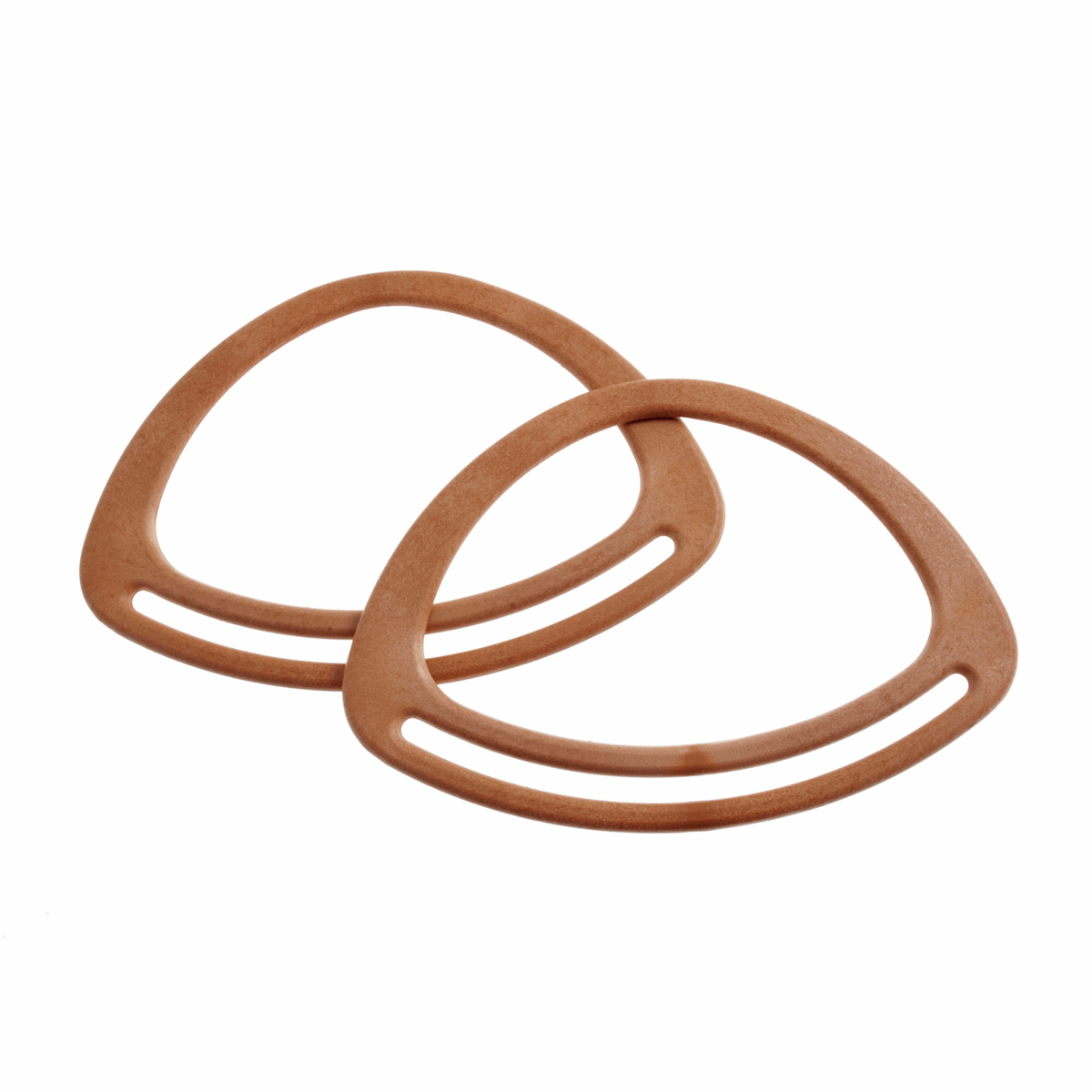 Oval Bag Handles - 7inch Light Brown