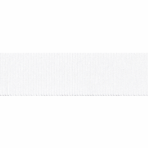 Bowtique White Grosgrain Ribbon - 5m x 15mm Roll