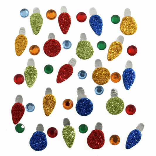 Trimits Craft Embellishments - Christmas Lights (Pack of 40)