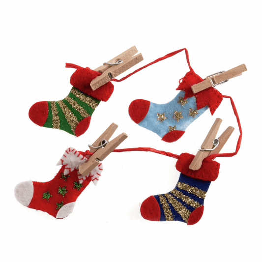 Trimits Craft Embellishments - Christmas Stocking Washing Line
