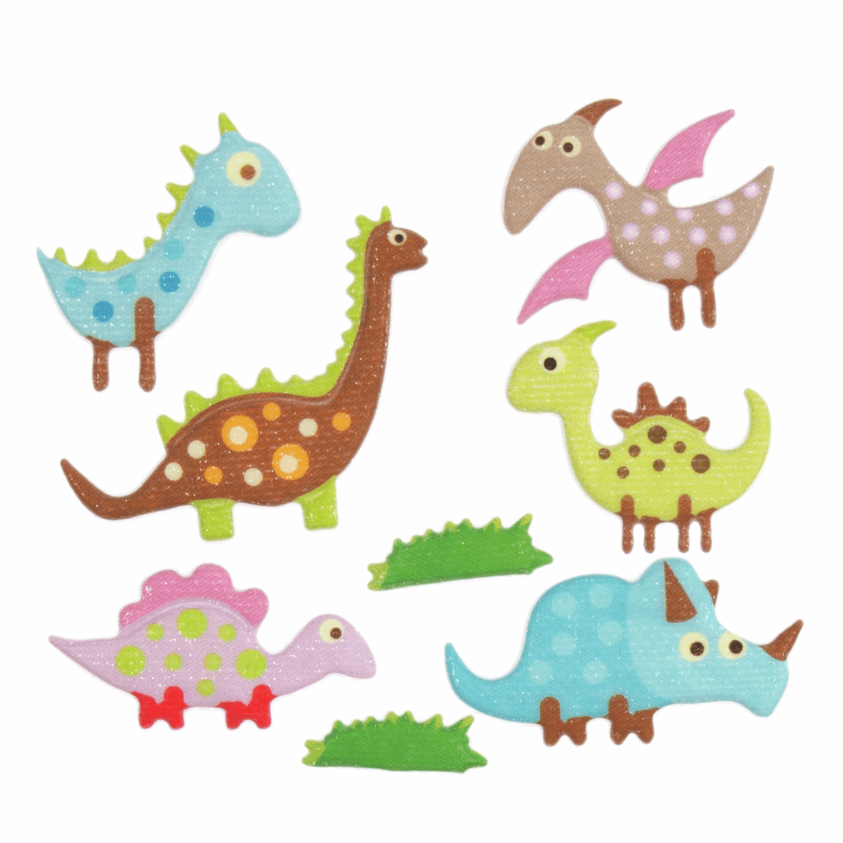 Trimits Craft Embellishments - Little Dinosaurs (Pack of 8)