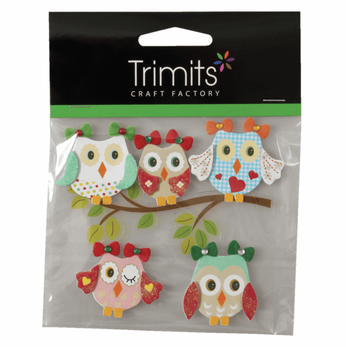 Trimits Craft Embellishments - Tweety Birds (Pack of 6)