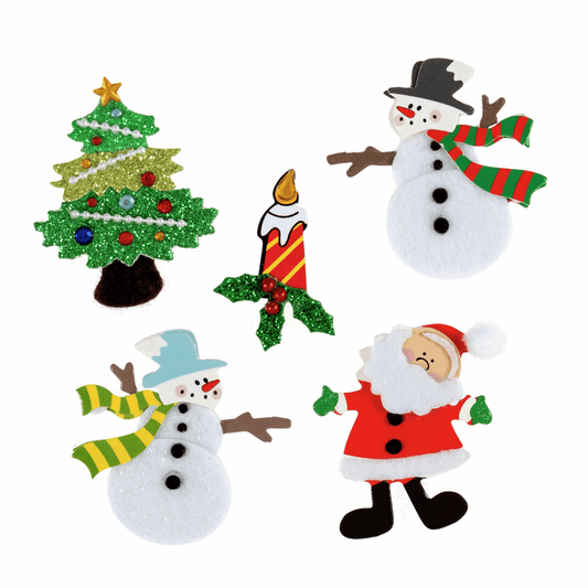 Trimits Craft Embellishments - Assorted Christmas (Pack of 5)