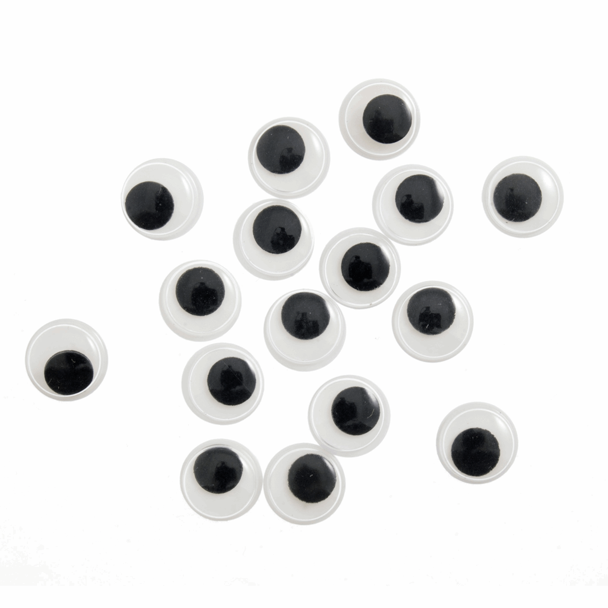 Trimits Stick-On Toy Eyes - Googly 10mm (Pack of 16)