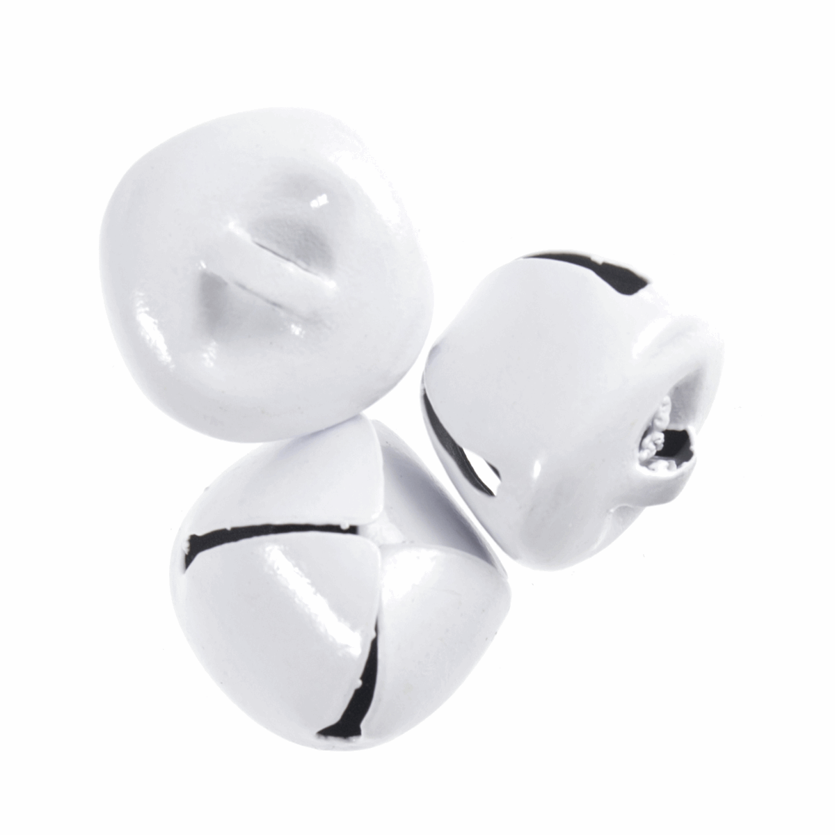 White Jingle Bells - 20mm (Pack of 3)