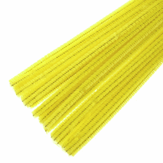 Trimits Yellow Chenilles - 30cm x 6mm (Pack of 30)