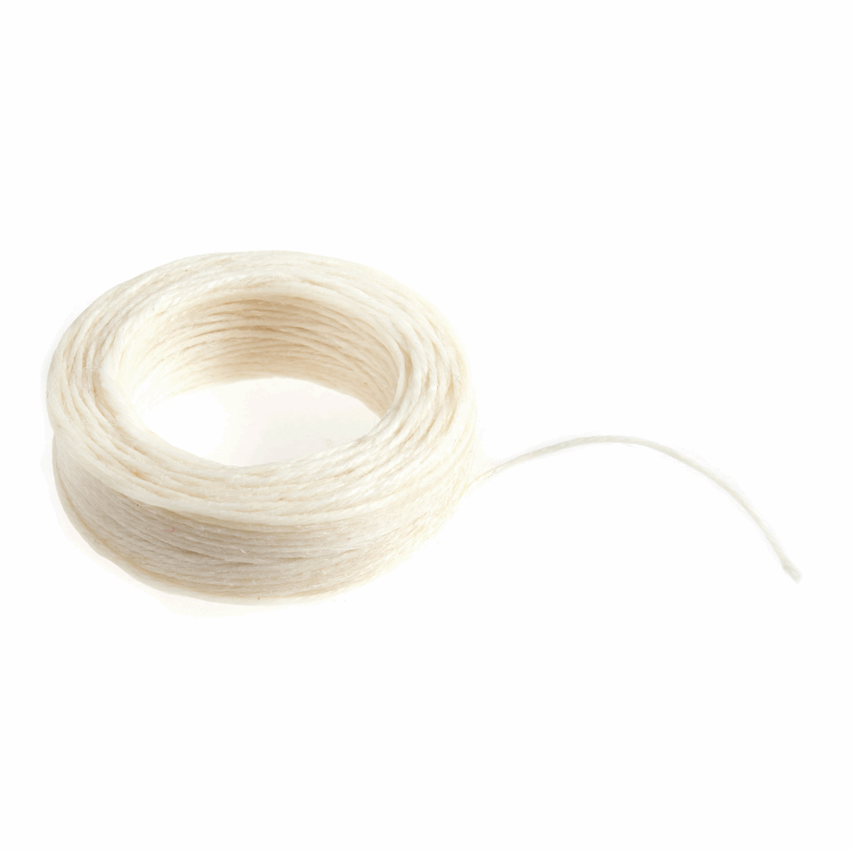 Trimits White Waxed Thread - 22m