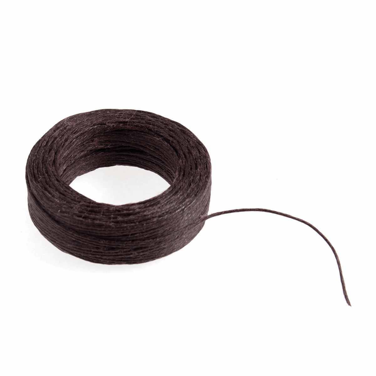 Trimits Brown Waxed Thread - 22m