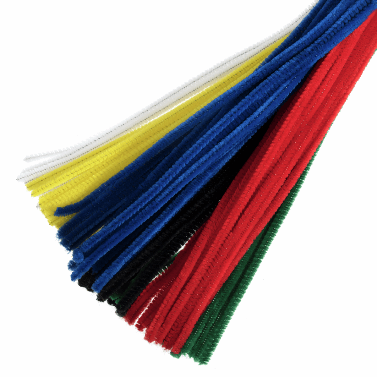 Multi Coloured Pipe Cleaners - 15cm x 4mm (Pack of 20)