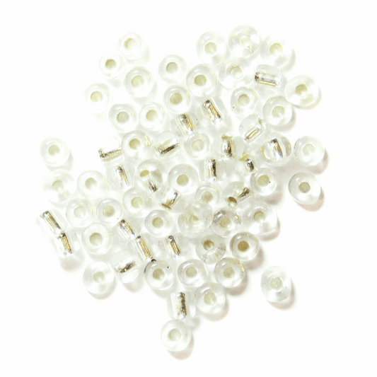 Trimits Silver E Beads - 4mm (Pack of 15g)