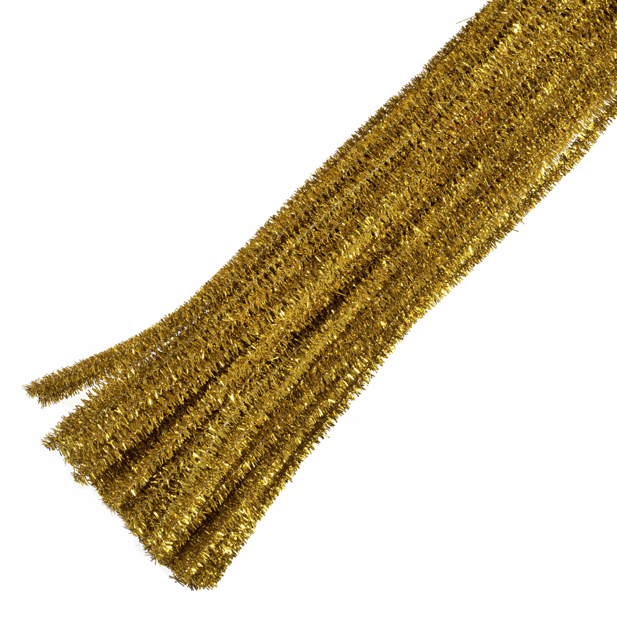 Trimits Gold Glitter Chenilles - 30cm x 6mm (Pack of 20)
