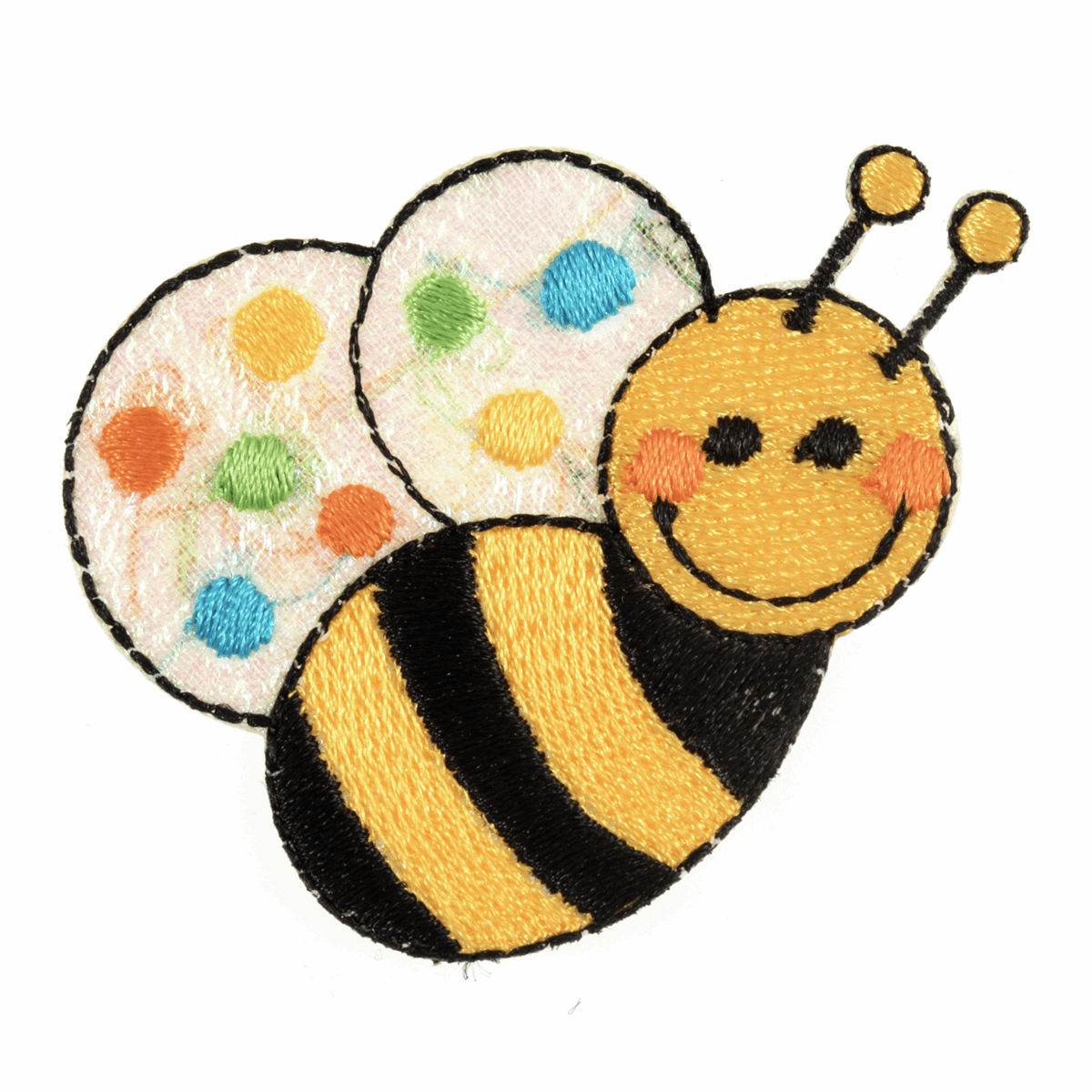 Iron-On/Sew On Motif Patch - Bumble Bee