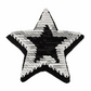 Iron-On/Sew On Motif Patch - Flip Sequin Star
