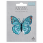 Iron-On/Sew On Motif Patch - Blue Sequin Butterfly