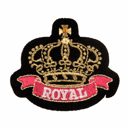 Iron-On/Sew On Motif Patch - Royal Crown
