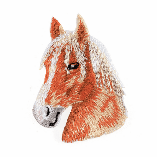 Iron-On/Sew On Motif Patch - Horse Head