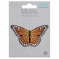 Iron-On/Sew On Motif Patch - Orange Butterfly
