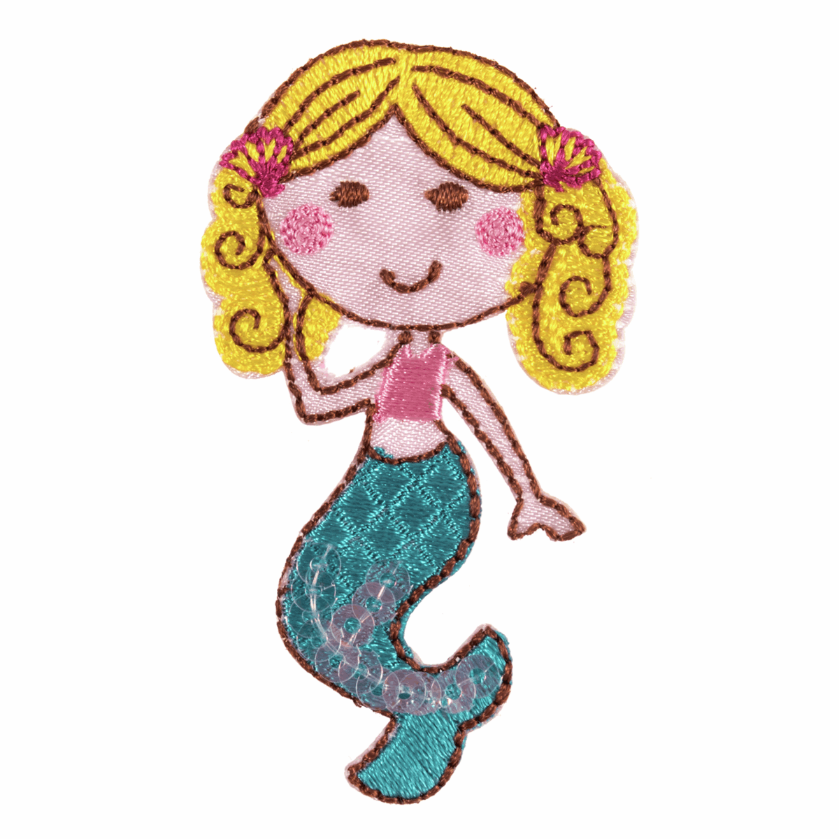 Iron-On/Sew On Motif Patch - Mermaid