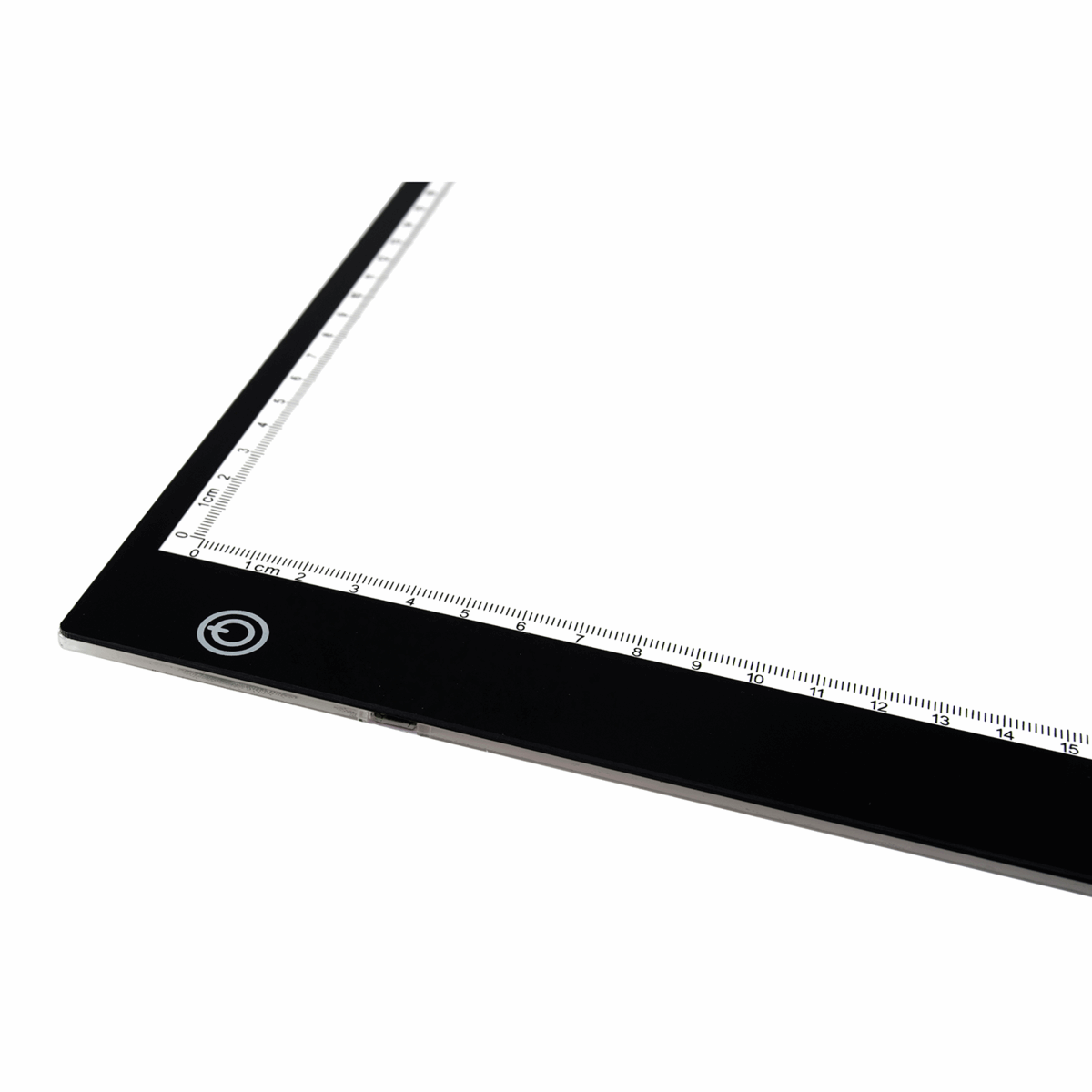 PURElite A4 Ultrathin Led Light Box with Natural Daylight dimmable LEDs - Features ruler border, USB, battery or mains powered