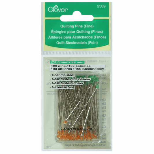 Clover Fine Quilting Pins (Pack of 100)