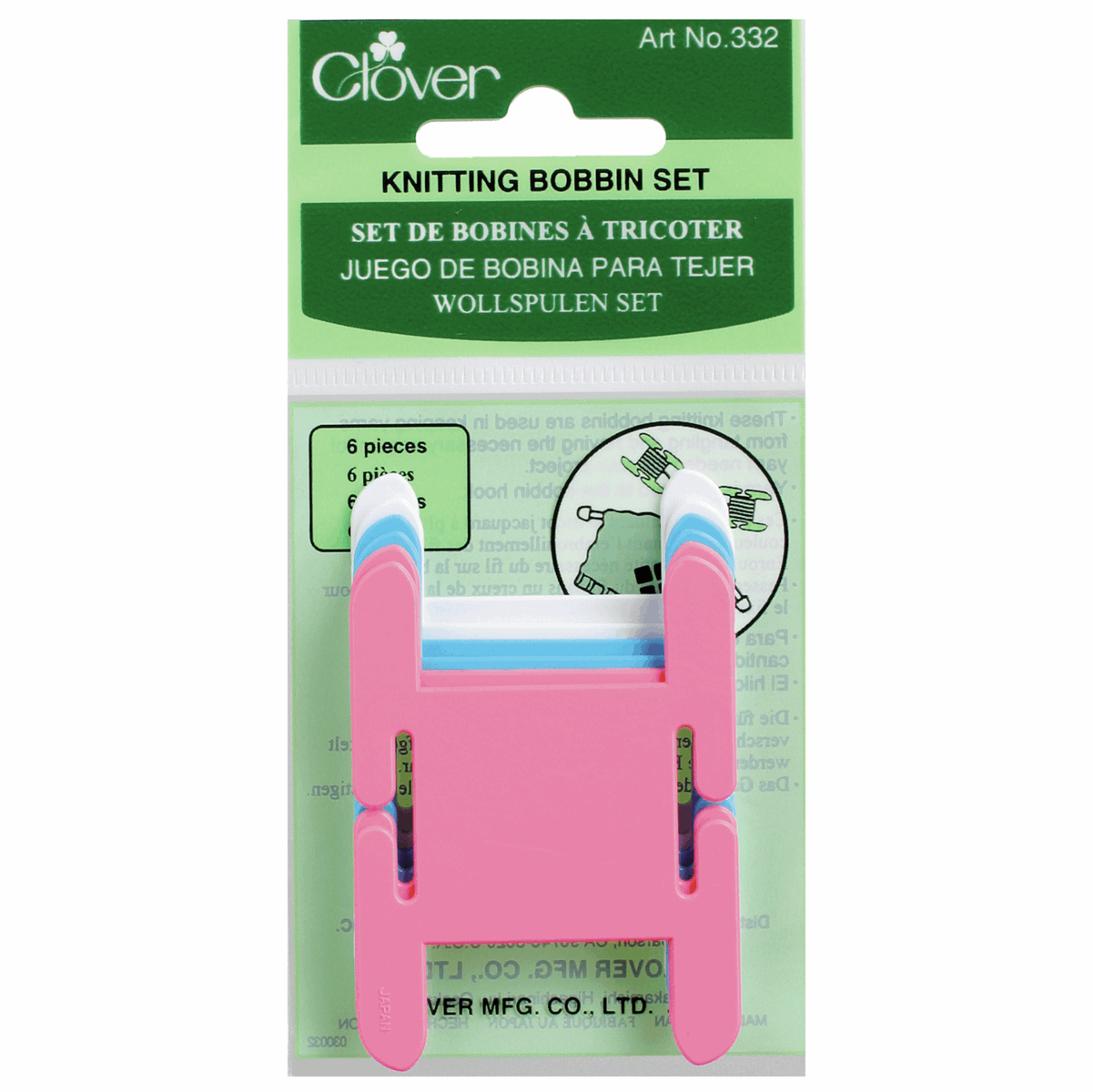 Clover Knitting Bobbin Set