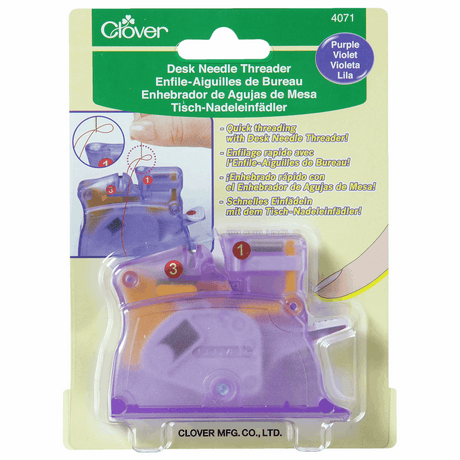 Clover Violet Desk Needle Threader