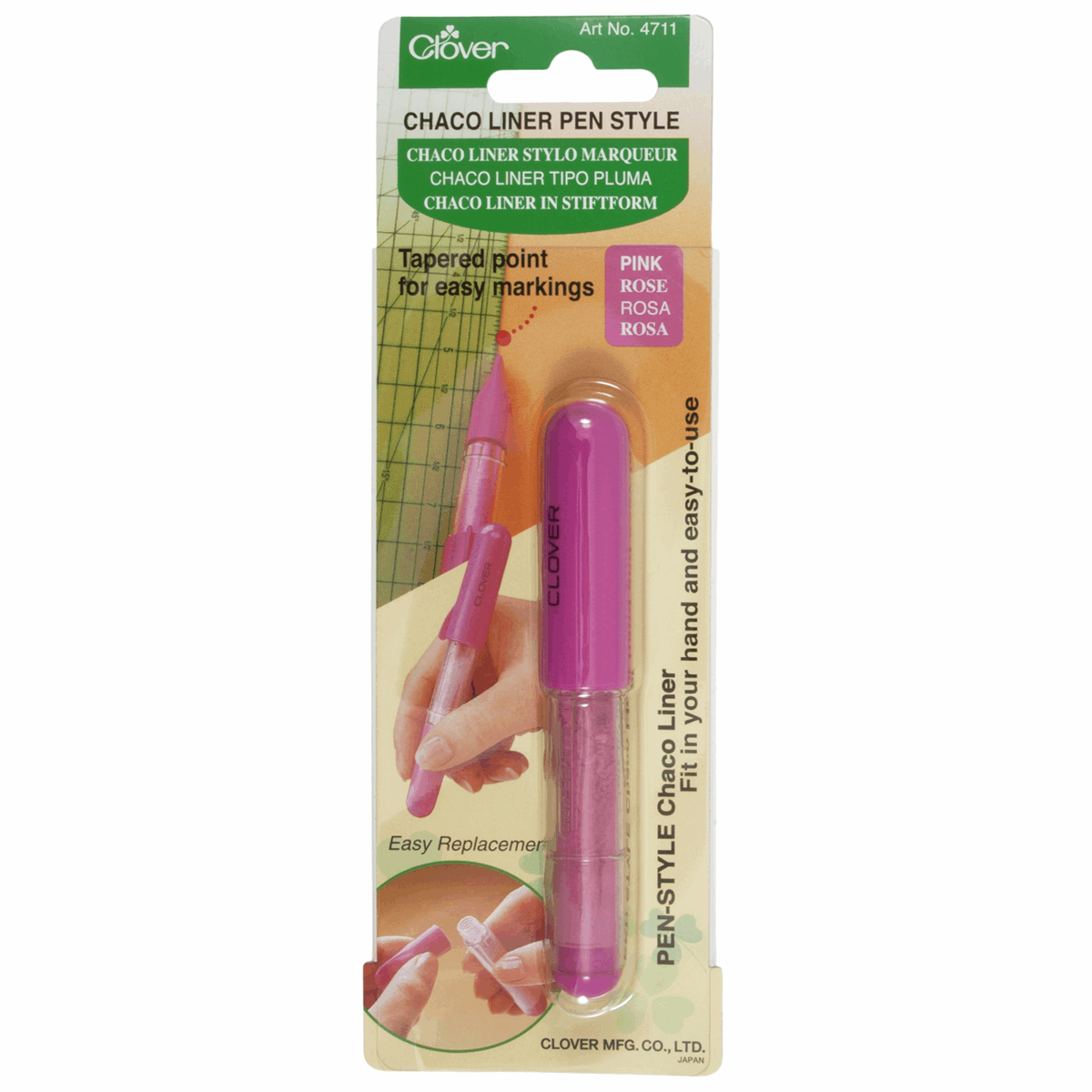 Clover Pink Pen Style Chaco Liner