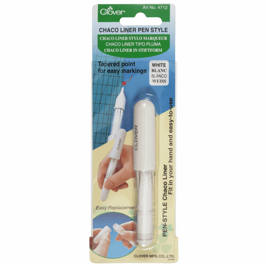 Clover White Pen Style Chaco Liner