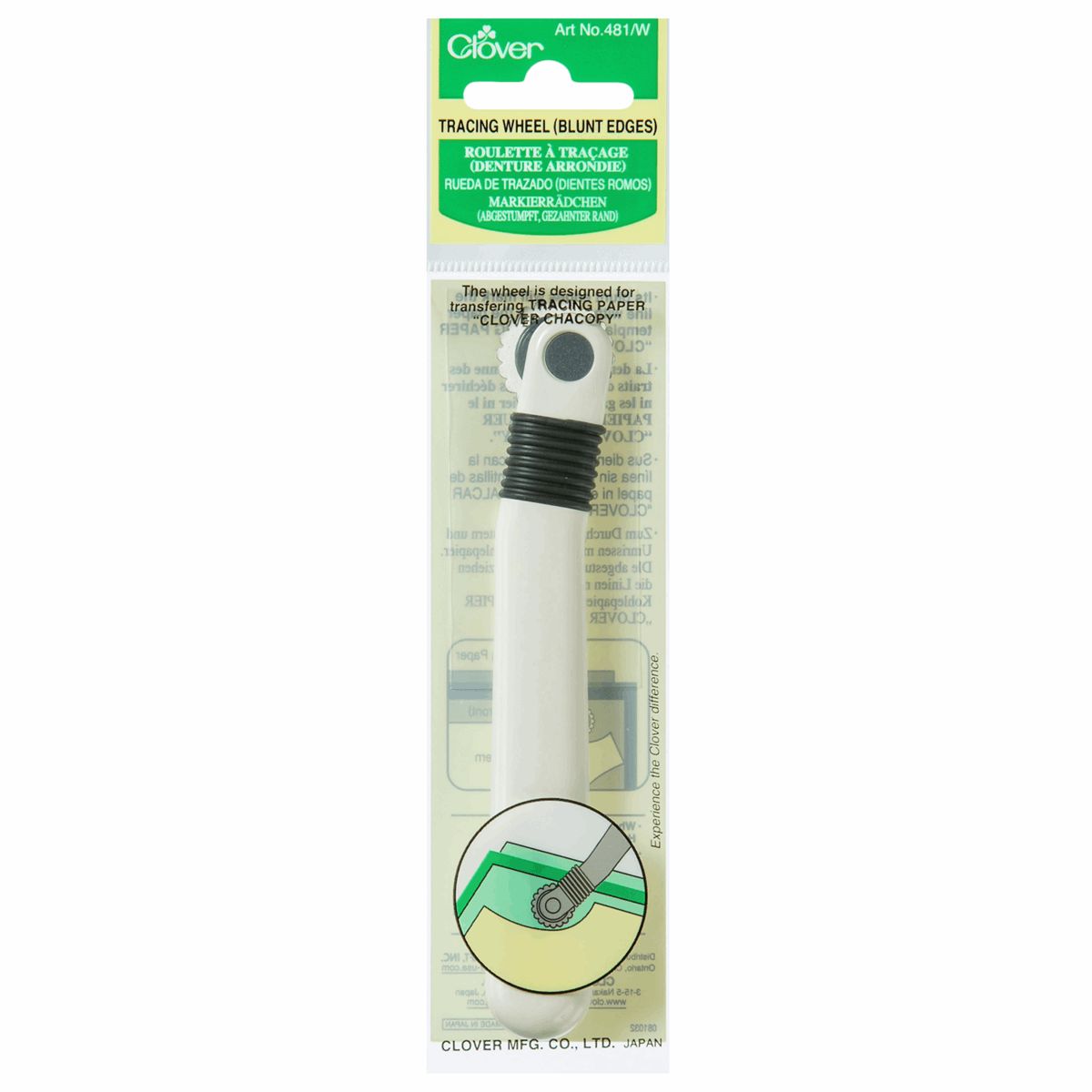 Clover Tracing Wheel with Blunt Edge