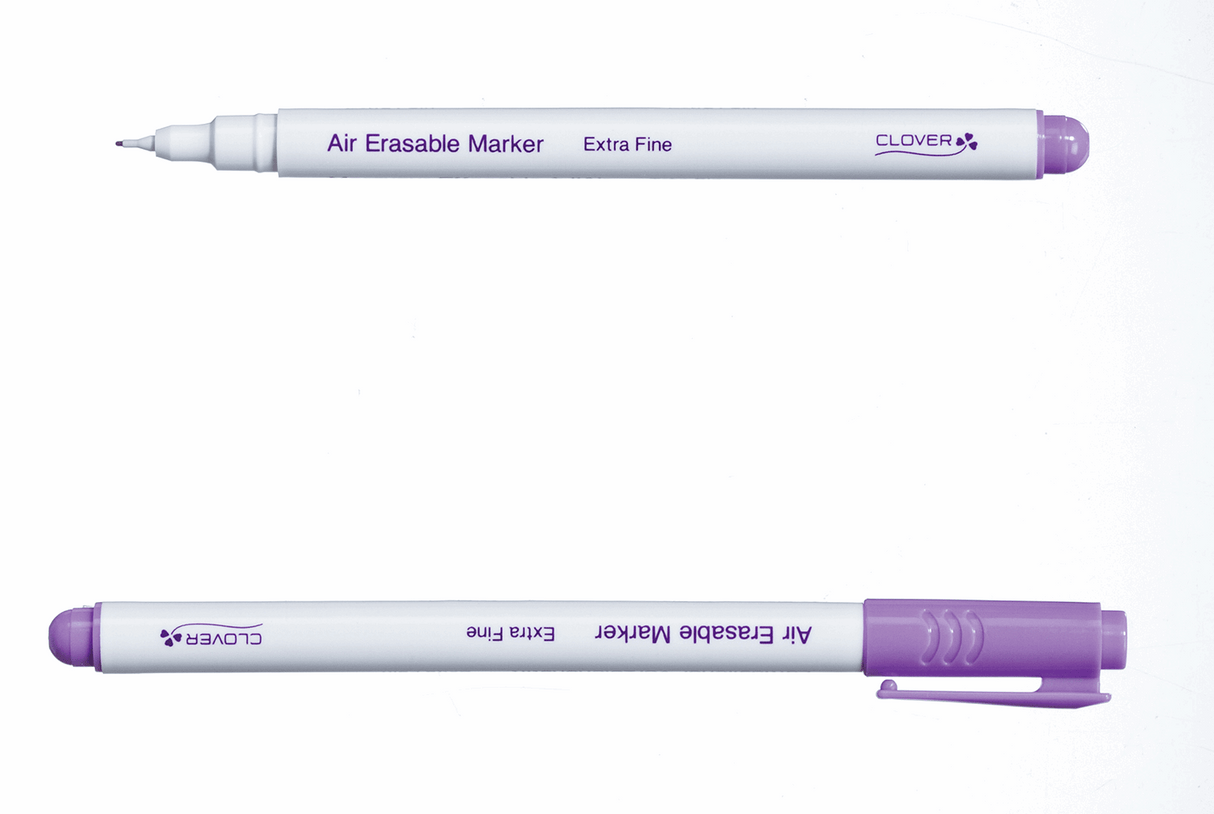 Purple Extra Fine Air Erasable Fabric Marker Pen