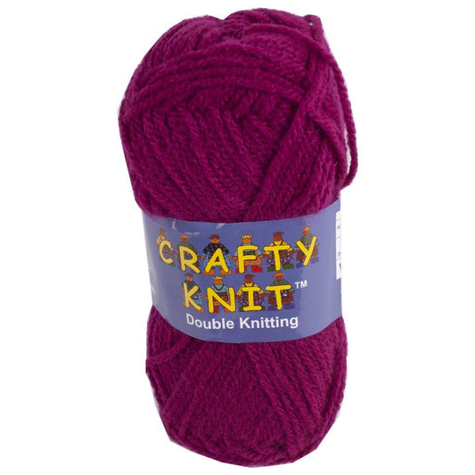 Essential Knitting Yarn - Berry (Shade 418)