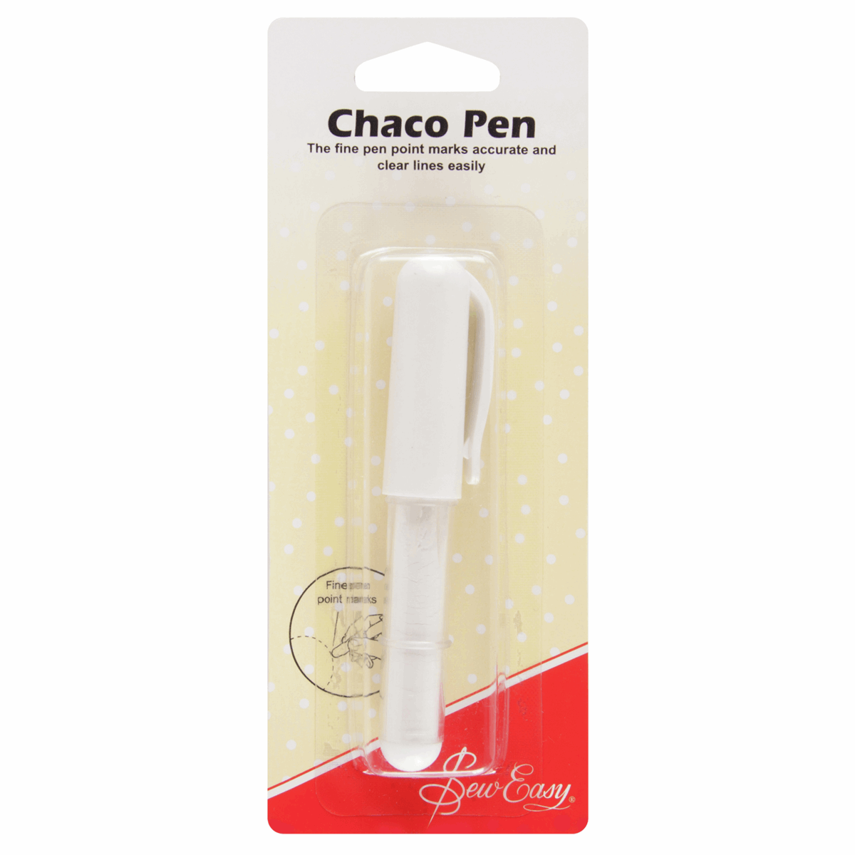 Chalk Pen Quilter's White
