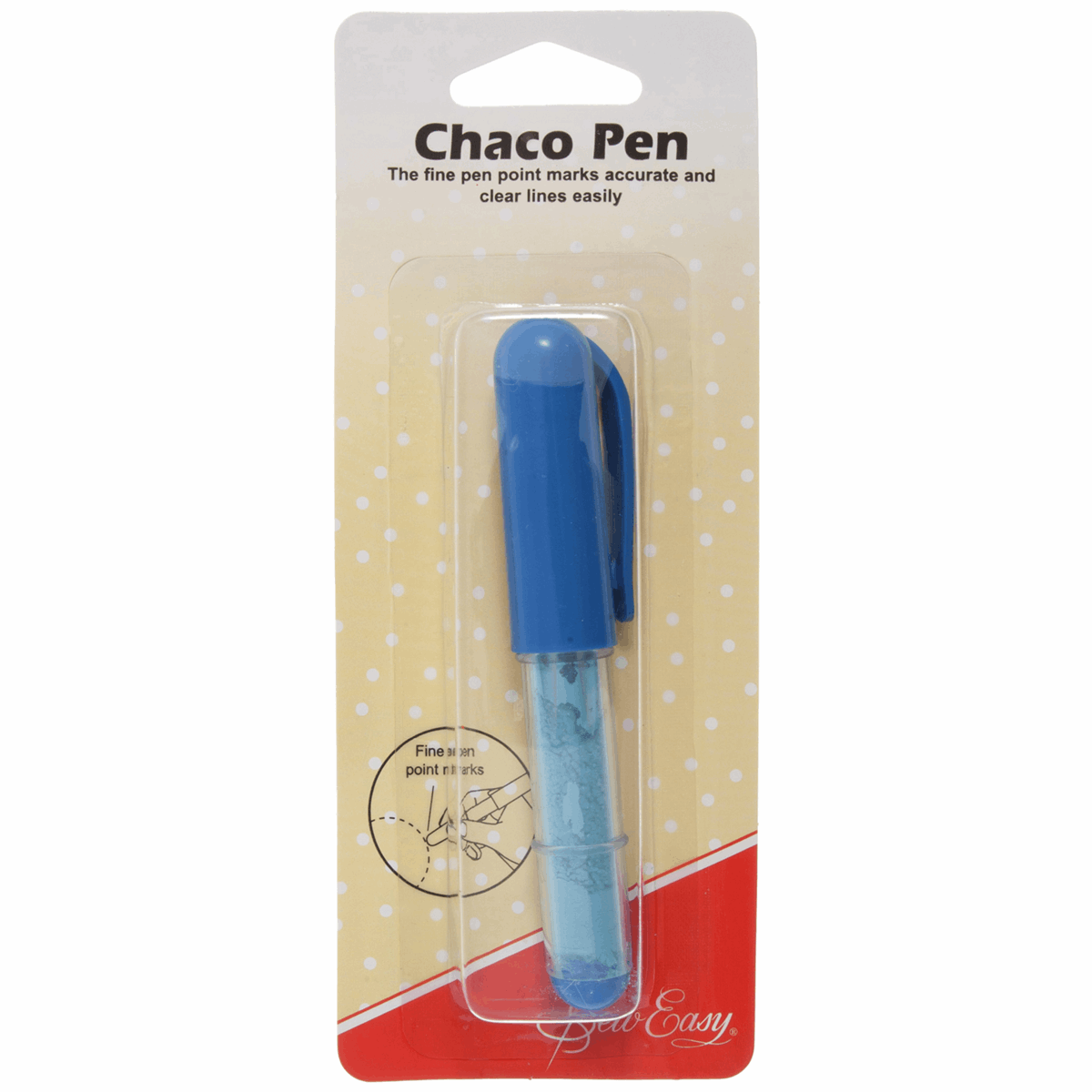 Chalk Pen Quilter's Blue