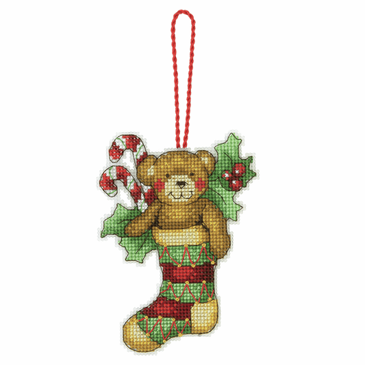 Counted Cross Stitch Ornament Kit - Bear